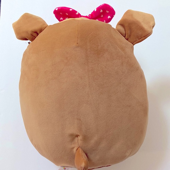 NWT Squishmallows 12” Valentines Andres the Sheltie Dog with Heart Bandana. - Picture 3 of 4